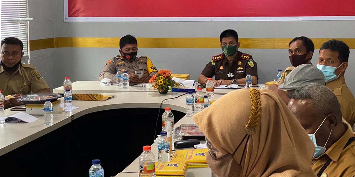 aparat-penegak-hukum-diminta-aktif-awasi-percepatan-penyerapan-anggaran-covid-19-mimika